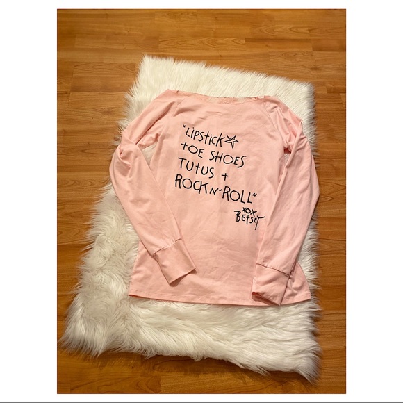 Betsey Johnson Tops - NWOT Betsey Johnson For Capezio Pink Top